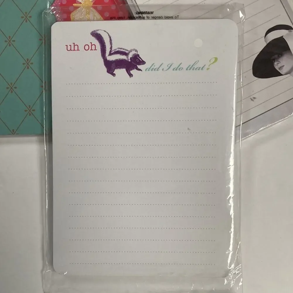 Stationary Mix, 1 Journal, 2 List Pads, 1 Notecards.  Gift or Keep for Yourself!